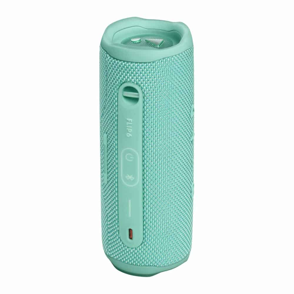 (image for) JBL Flip 6 Waterproof Rugged Portable Bluetooth 2-Way Speaker 12Hrs Playtime Teal